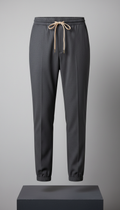 Tailored Jogger Pants with Tapered Fit